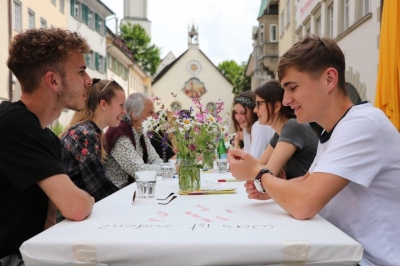 Am 24. und 25. Mai 2019 waren die AT unter dem Motto Raum Macht Klima zu Gast in Feldkirch. Speed-Dating der IG Landschaft Foto: Miro Kuzmanovic. Rckblick auf die Architekturtage 2019 in Feldkirch vai